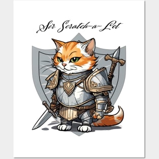 sir cat scratch a lot Posters and Art